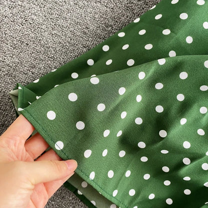 Combinaison Fluide à Pois — Col V