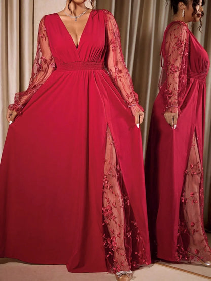 Robe Serena — Longue à Col V