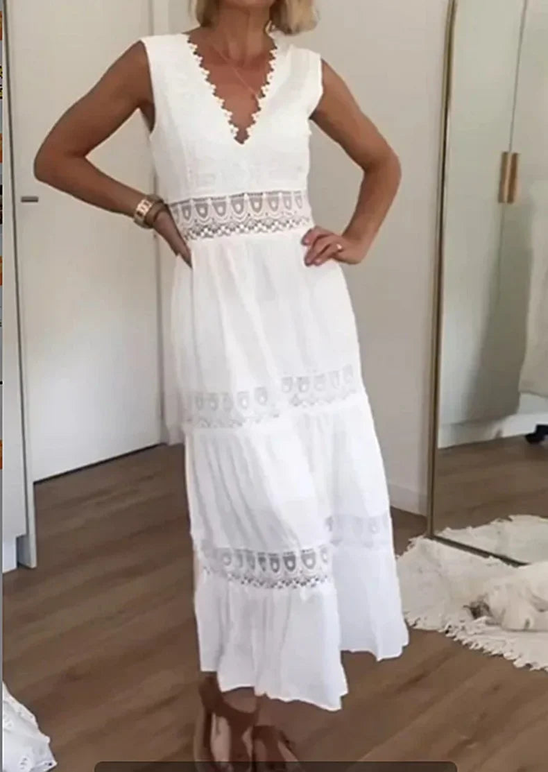 Robe Longue Élégante — Dentelle