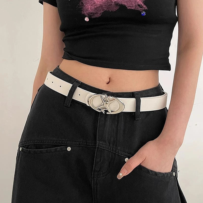 Ceinture Y2K — Similicuir pour Jean