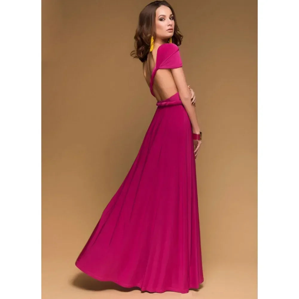 Robe Maxi Polyvalente — Col V