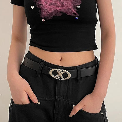 Ceinture Y2K — Similicuir pour Jean