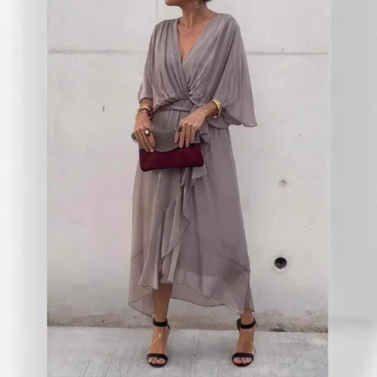Robe Boho — Manches Chauve-Souris