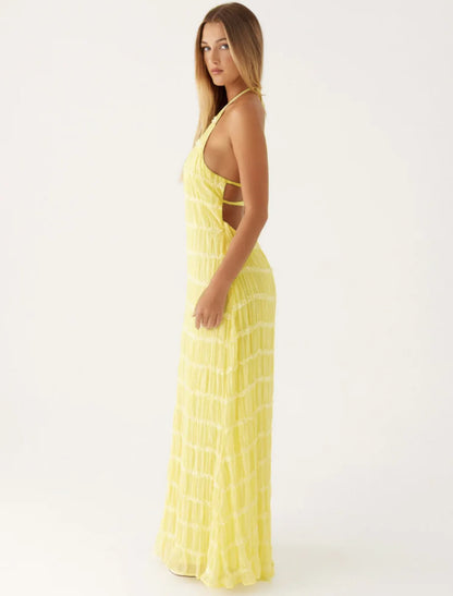 Robe Maxi Dos Nu — Col Licou