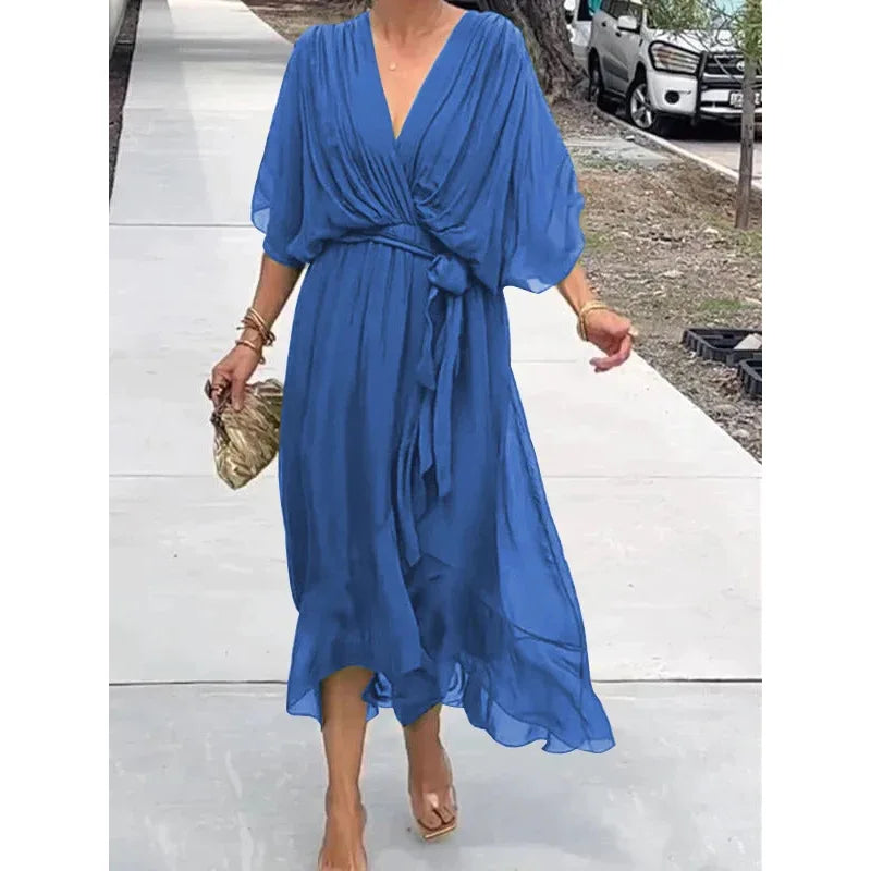 Robe Boho — Manches Chauve-Souris