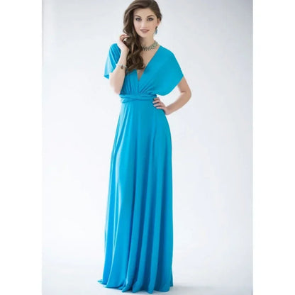 Robe Maxi Polyvalente — Col V