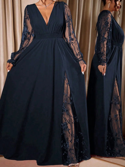 Robe Serena — Longue à Col V