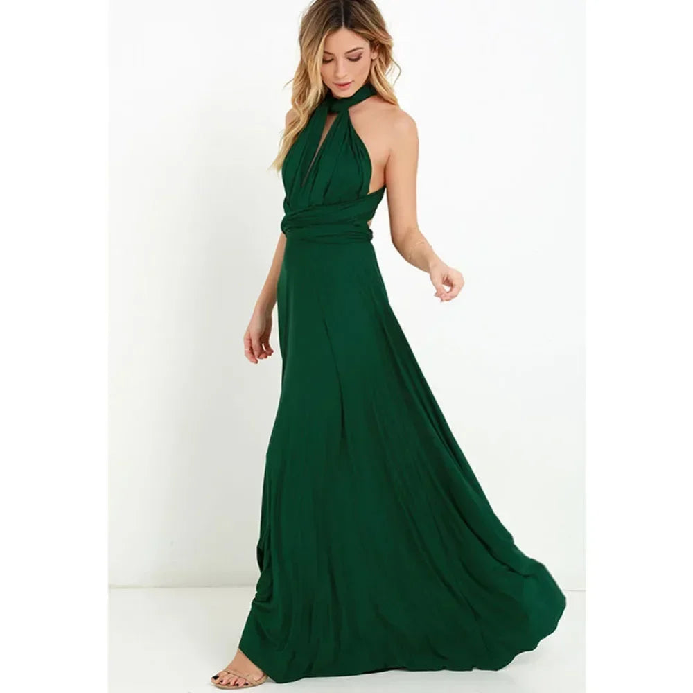 Robe Maxi Polyvalente — Col V