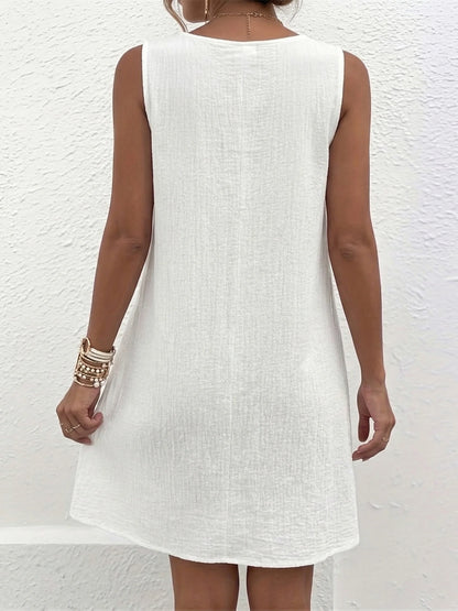 Robe Alba — Sans Manches, Grande Taille