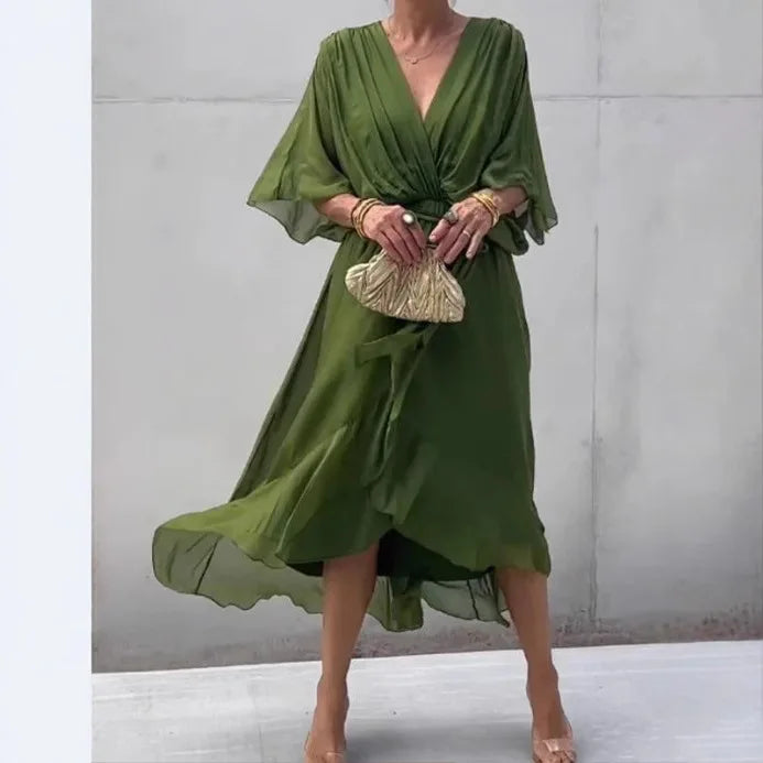 Robe Boho — Manches Chauve-Souris