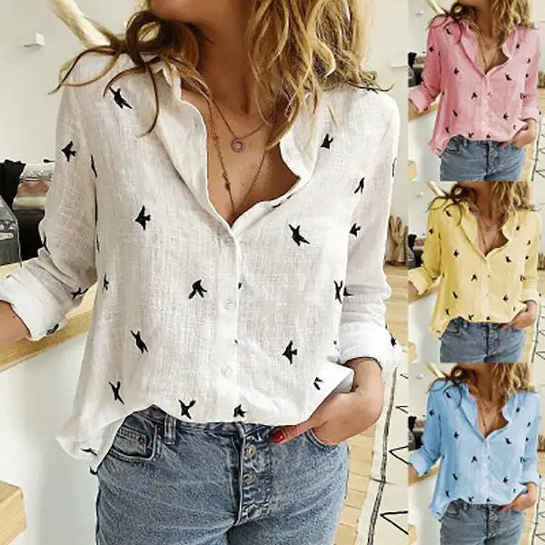 Chemise Clara — Lin et Coton à Manches Longues